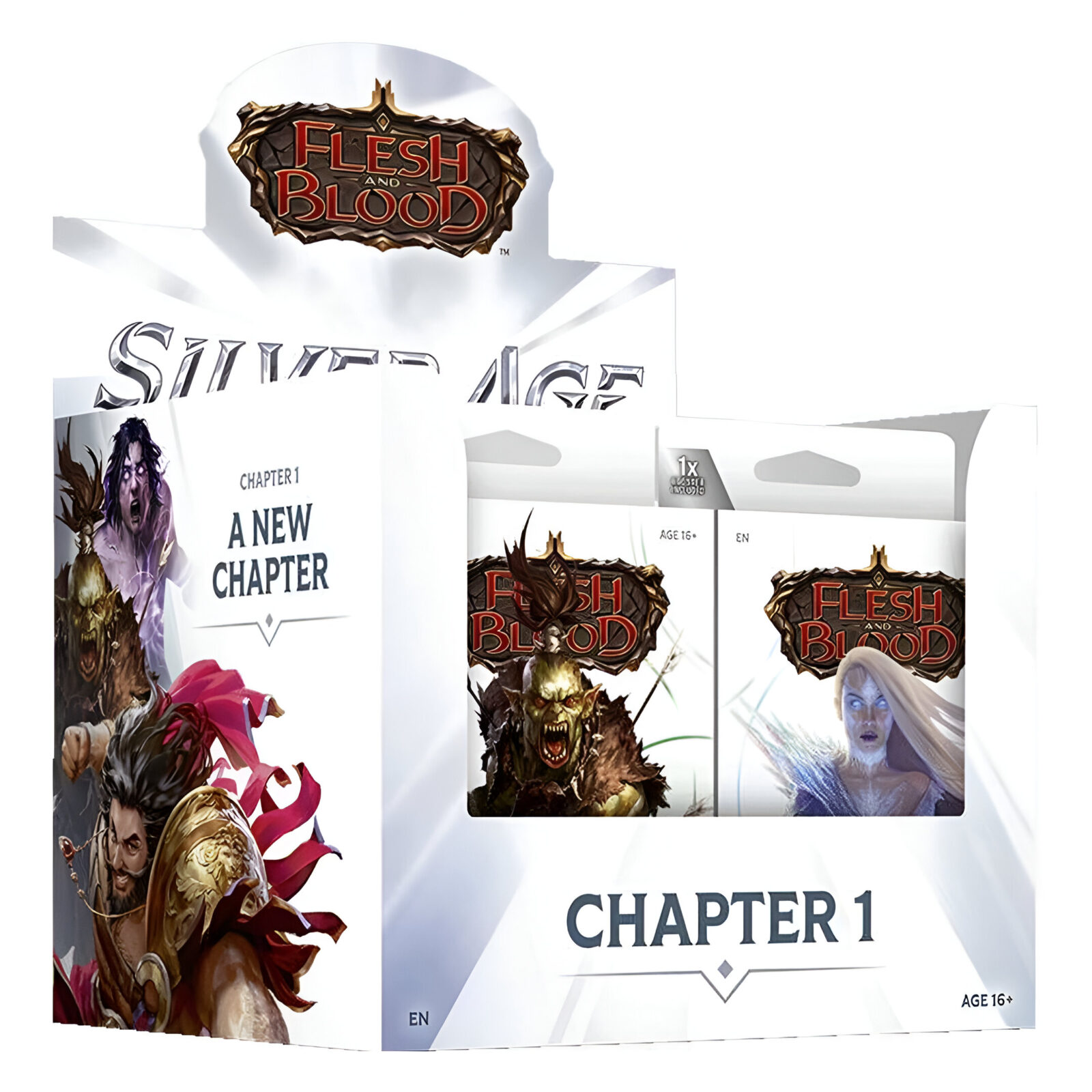 Flesh And Blood TCG: Silver Age: Chapter 1  – Deck Collection (Eligible retailers only) (10 Packs)