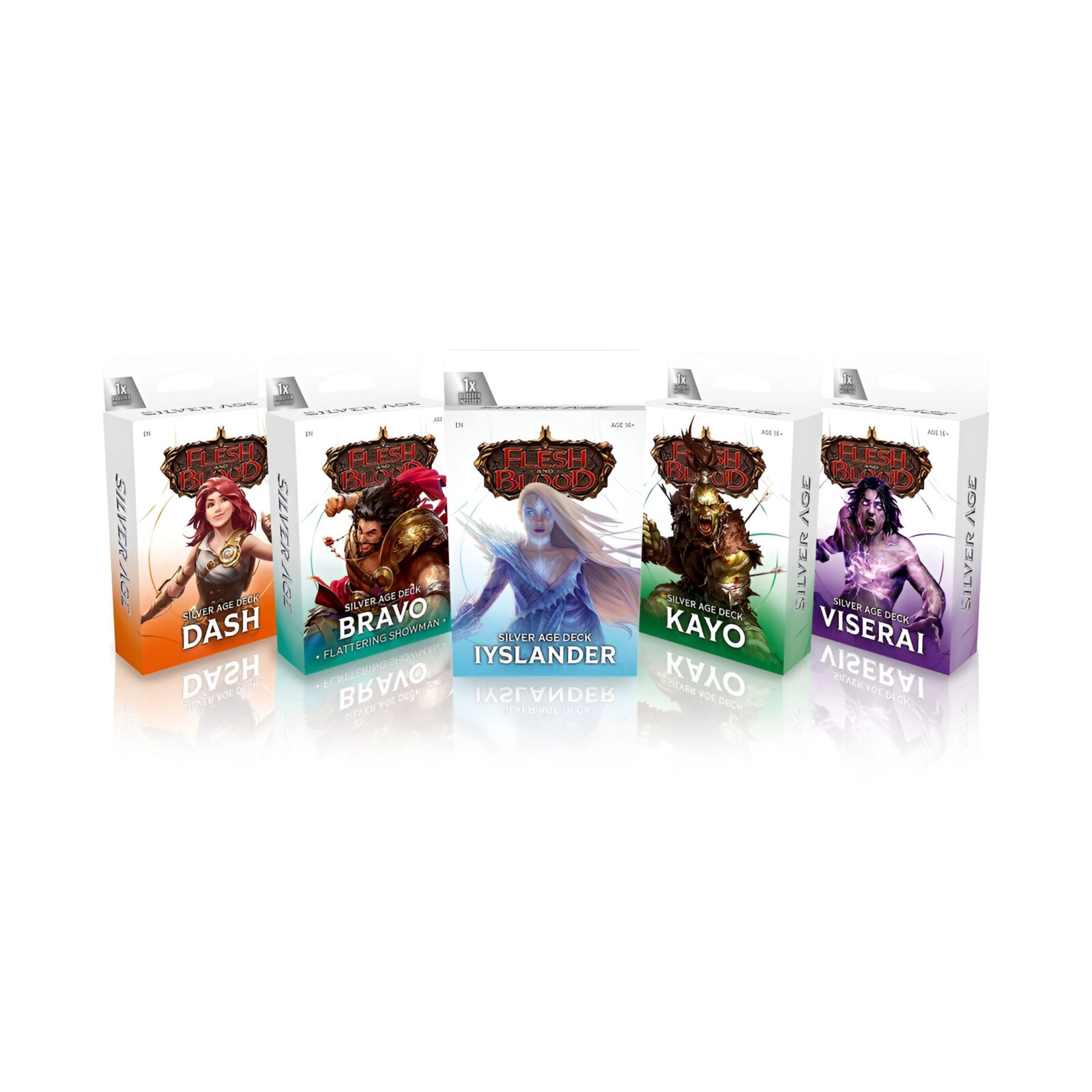 Flesh And Blood TCG: Silver Age: Chapter 1  – Deck Collection (Eligible retailers only) (10 Packs) 3