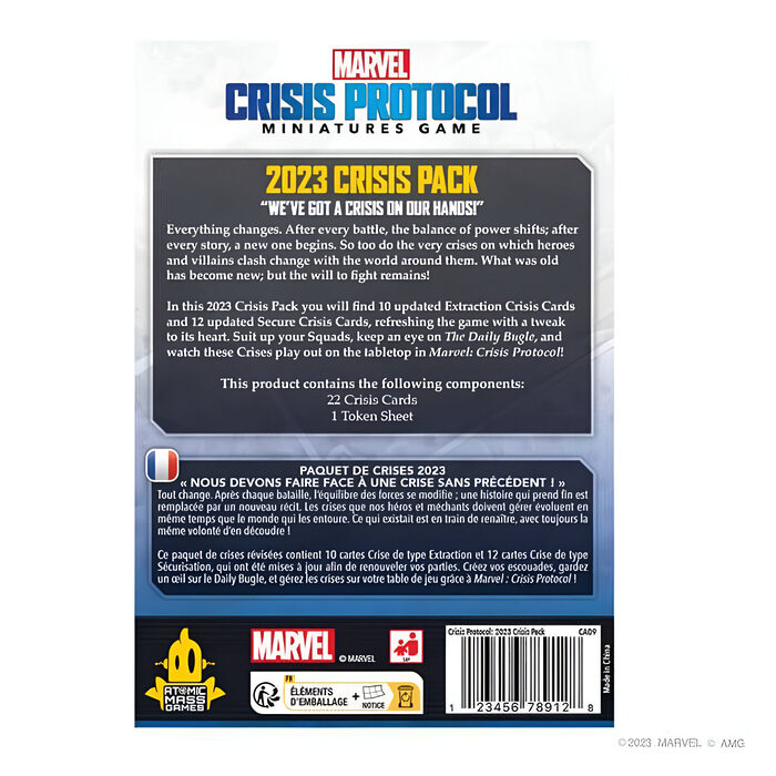 2023 Crisis Pack: Marvel Crisis Protocol