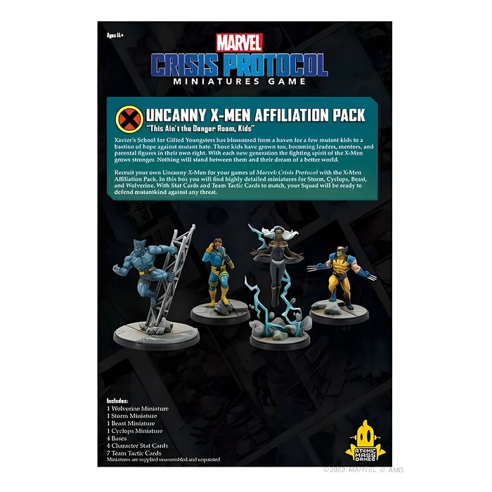 Marvel Crisis Protocol – Uncanny X-Men Affiliation Pack 6