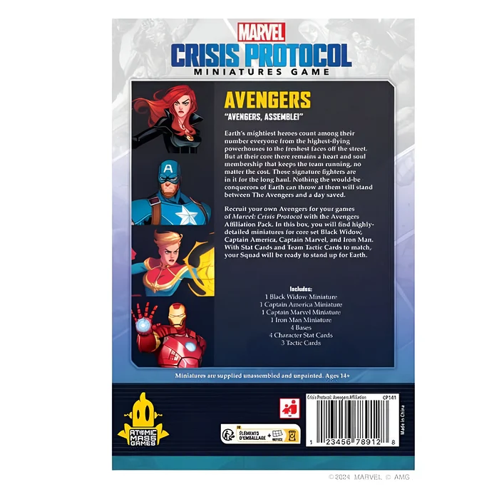 Marvel Crisis Protocol: Avengers Affiliation Pack 4