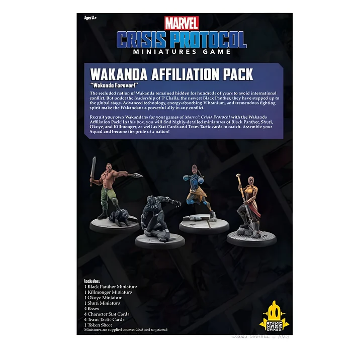 Marvel Crisis Protocol: Wakanda Affiliation Pack 6