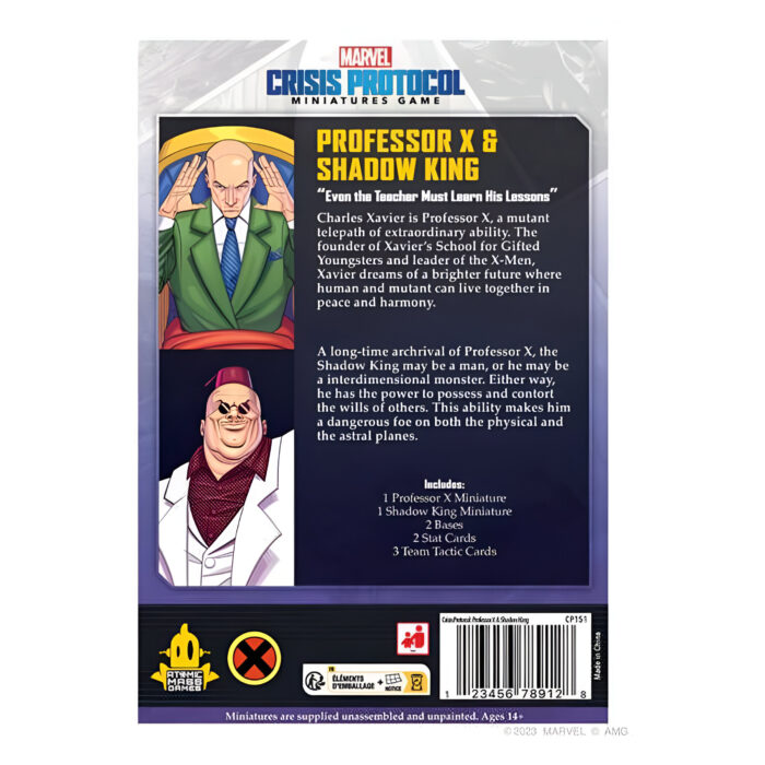 Marvel Crisis Protocol Professor X & Shadow King 4