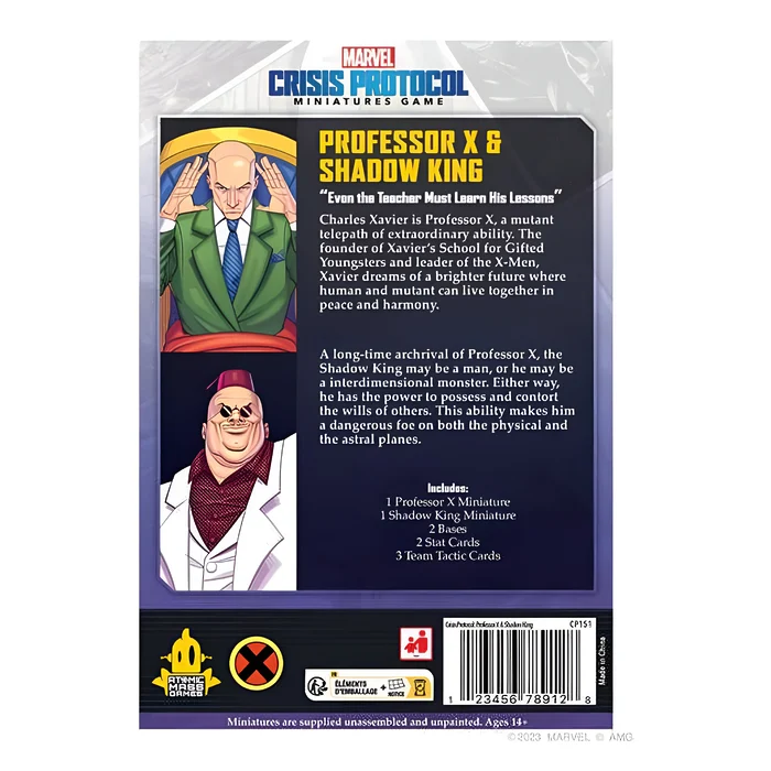 Marvel Crisis Protocol Professor X & Shadow King 4