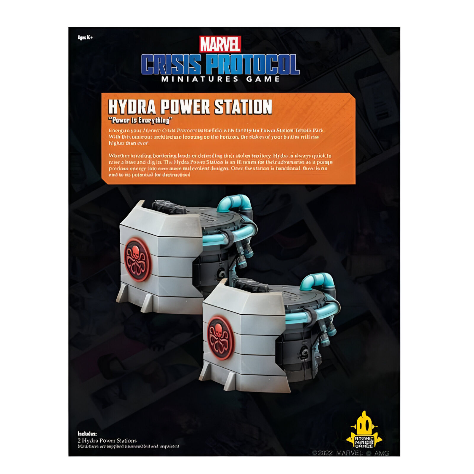 Marvel Crisis Protocol: Hydra Power Station Terrain Pack 3