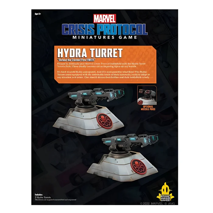 Marvel Crisis Protocol: Hydra Turret Terrain Pack 4
