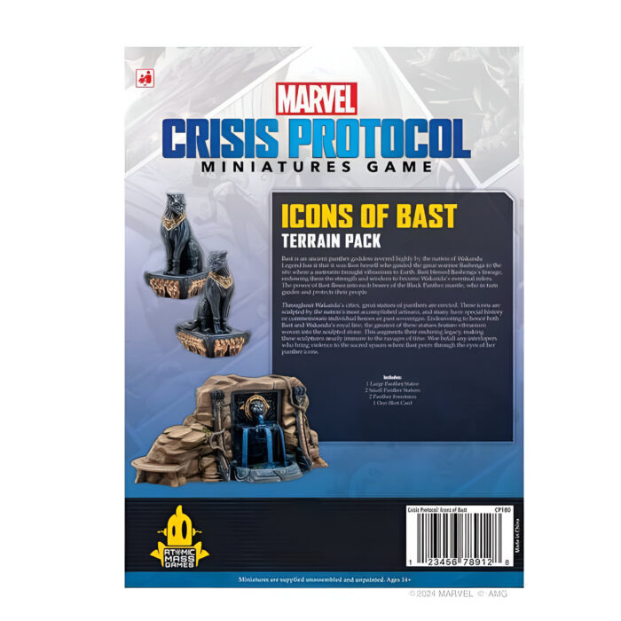 Marvel Crisis Protocol: Icons Of Bast Terrain Pack