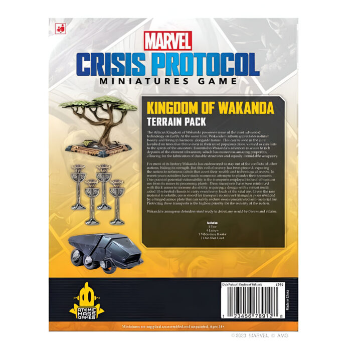 Marvel Crisis Protocol: Kingdom Of Wakanda Terrain Pack 4