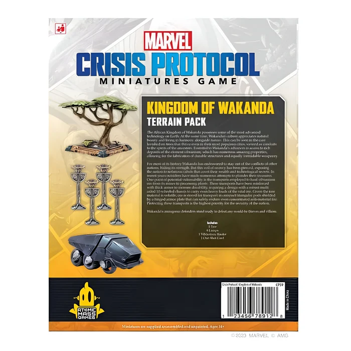 Marvel Crisis Protocol: Kingdom Of Wakanda Terrain Pack 4
