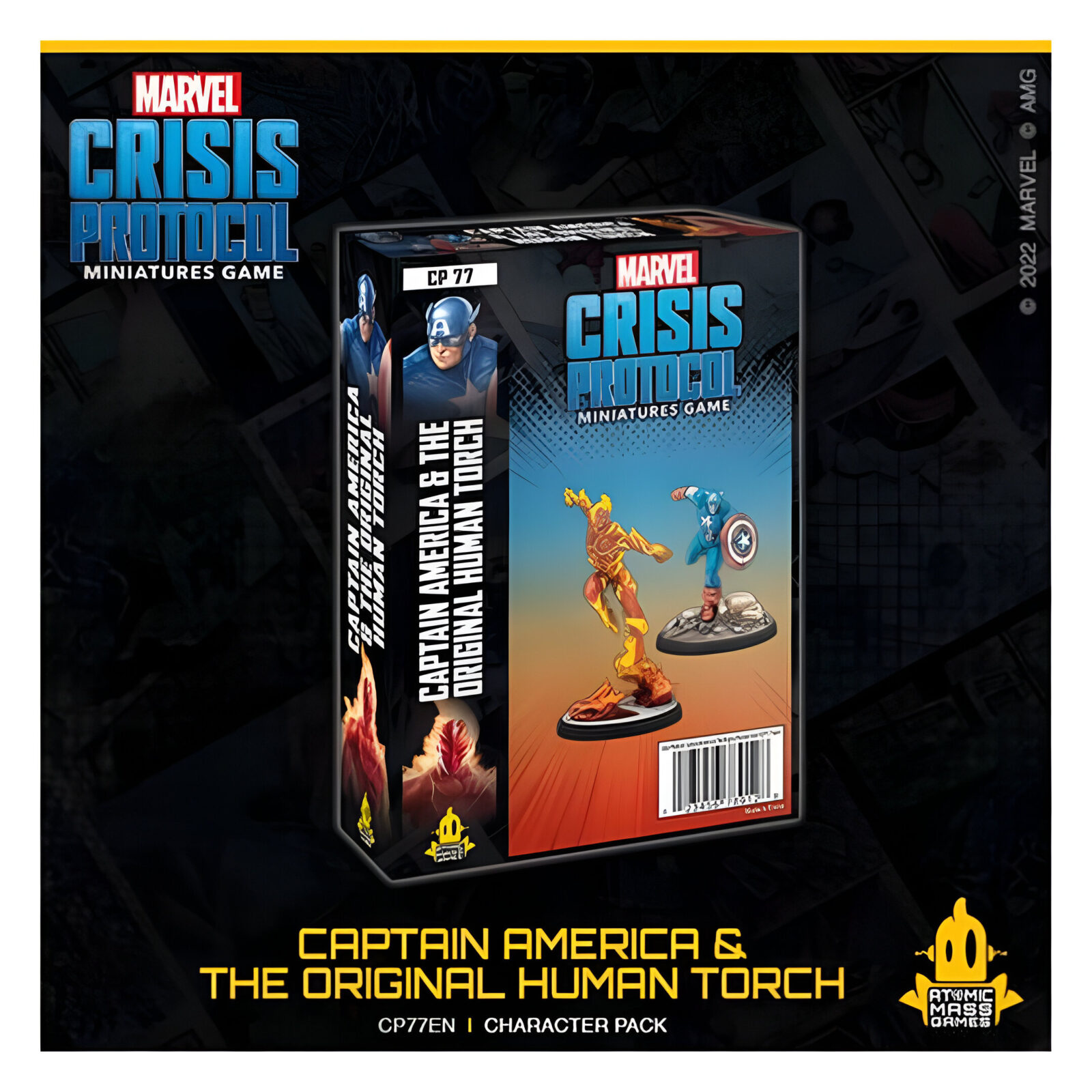 Marvel Crisis Protocol: Captain American and the Original Human Torch
