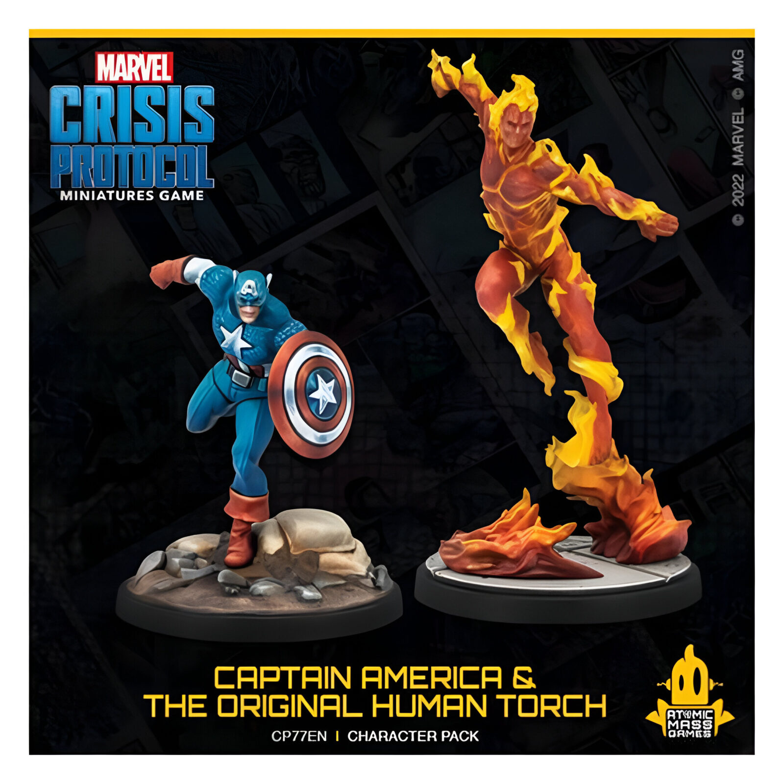Marvel Crisis Protocol: Captain American and the Original Human Torch 3