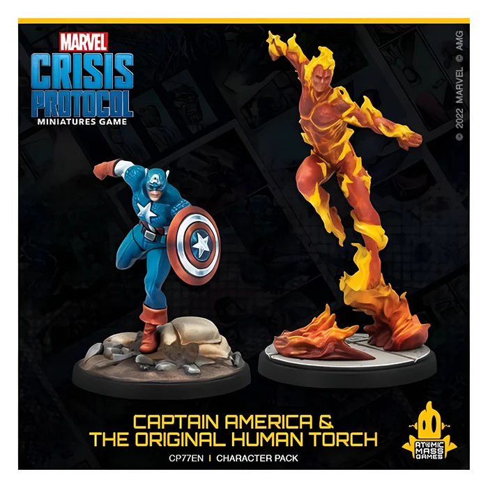 Marvel Crisis Protocol: Captain American and the Original Human Torch 4