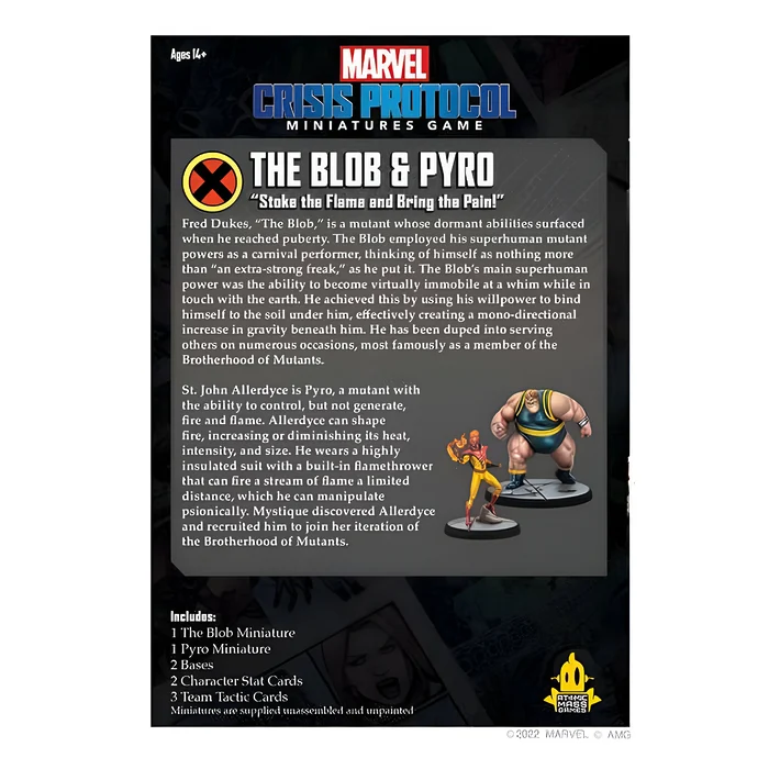Marvel Crisis Protocol: The Blob & Pyro 6
