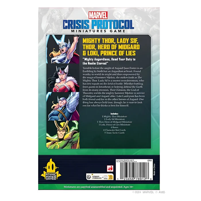 Marvel Crisis Protocol: Mighty Thor, Lady Sif, Thor, Hero of Midgard & Loki, Prince of Lies 4