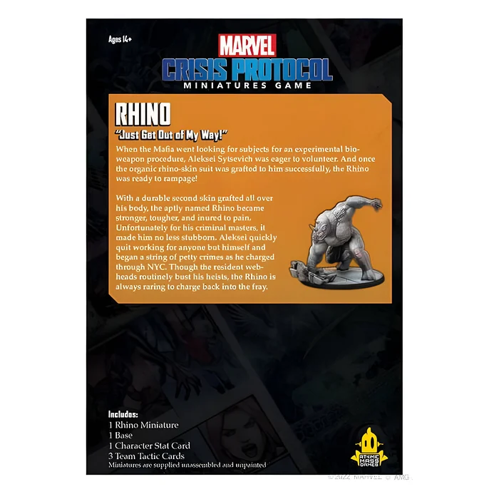Marvel Crisis Protocol: Rhino 5