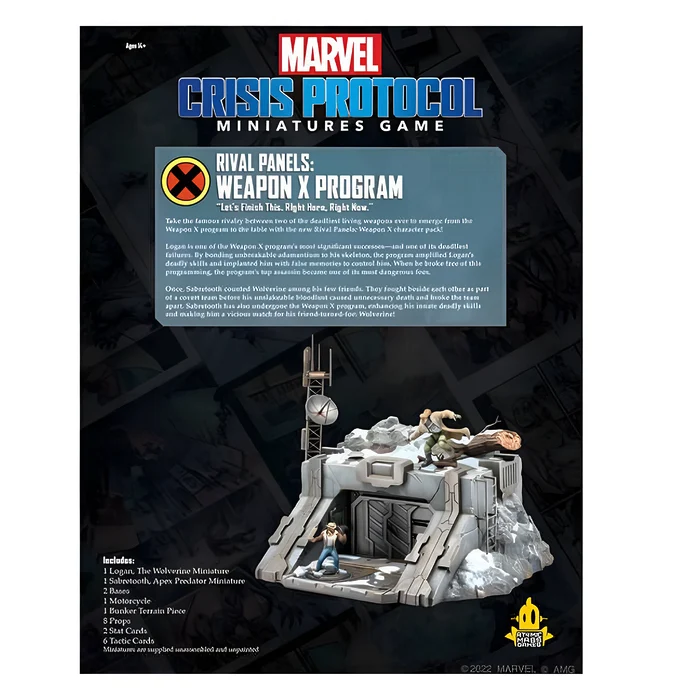 Marvel Crisis Protocol: Weapon X Program Rivals Panels 6