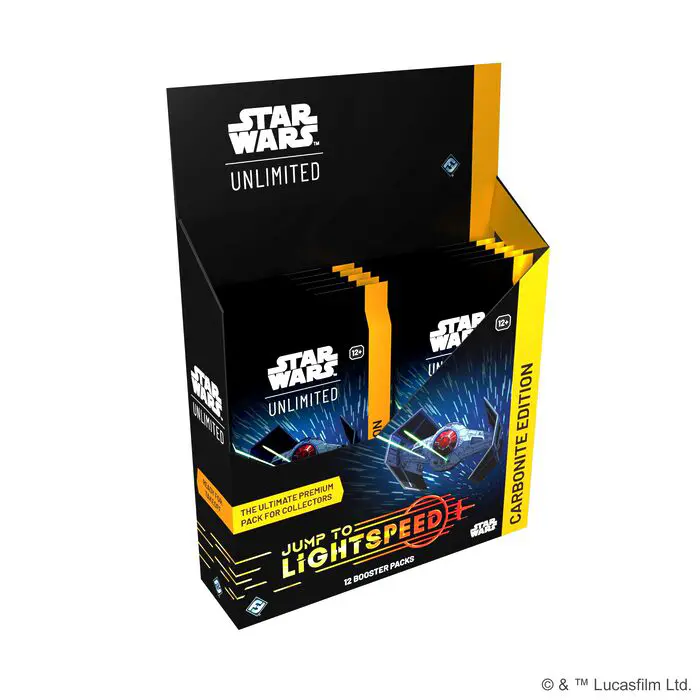 Star Wars: Unlimited Jump to Lightspeed Set 4 Carbonite Collector Booster Display (12 Packs) 3
