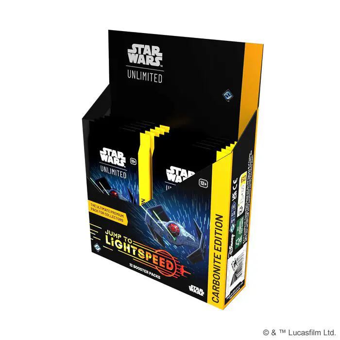 Star Wars: Unlimited Jump to Lightspeed Set 4 Carbonite Collector Booster Display (12 Packs) 5