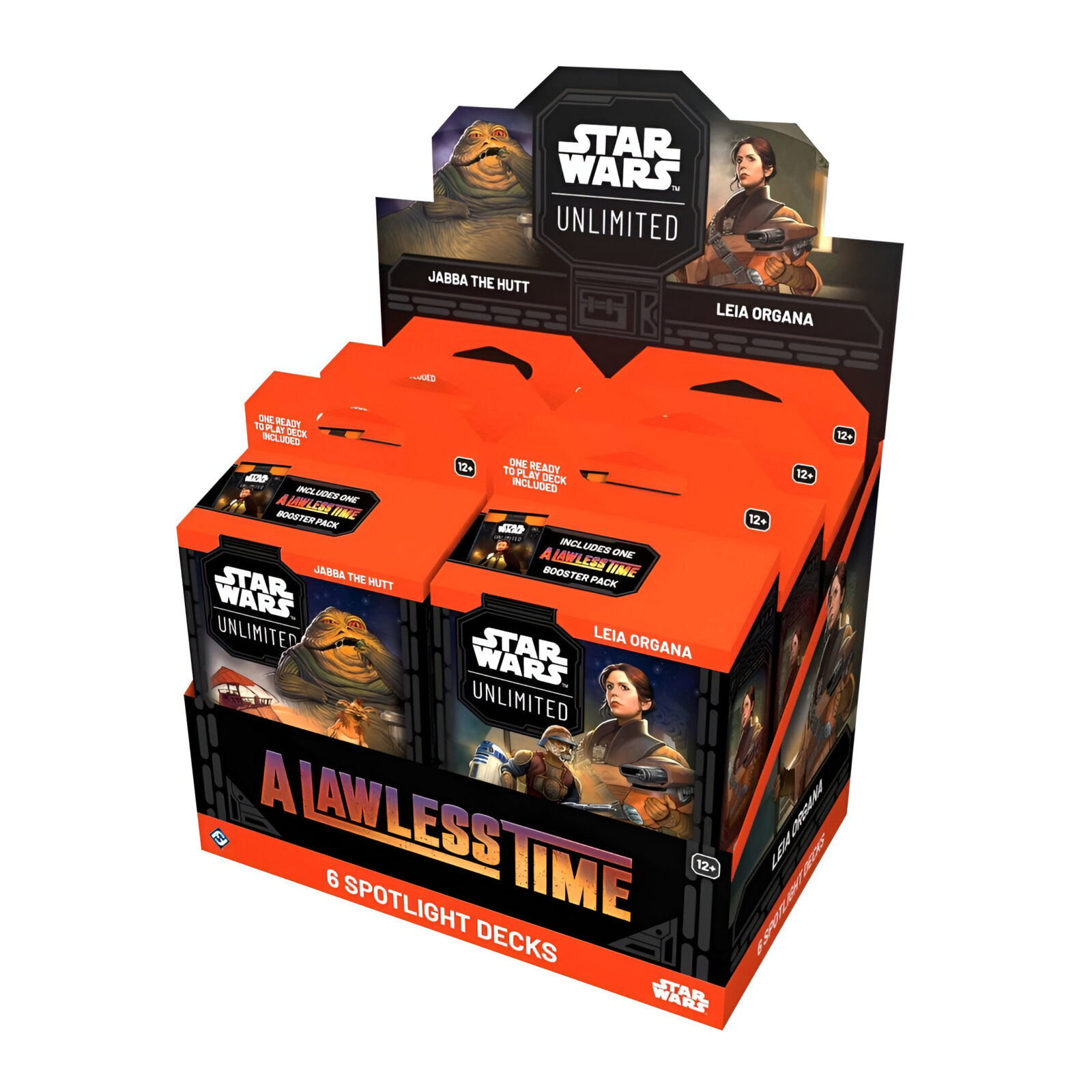 Star Wars: Unlimited – A Lawless Time Spotlight Deck (6 Packs) Jabba & Leia