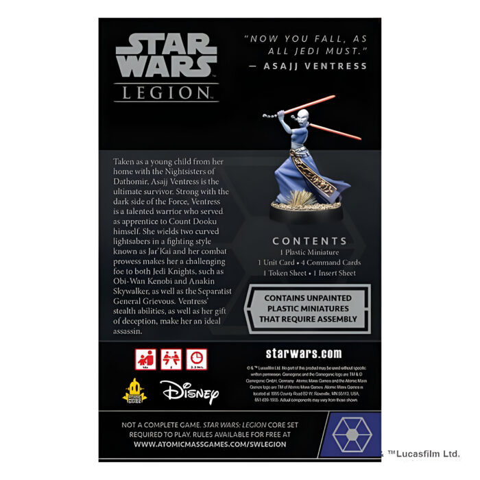 Star Wars Legion: Asajj Ventress Operative Expansion 4