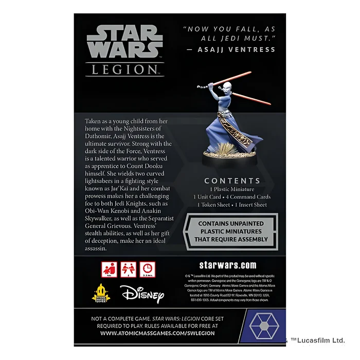 Star Wars Legion: Asajj Ventress Operative Expansion 4
