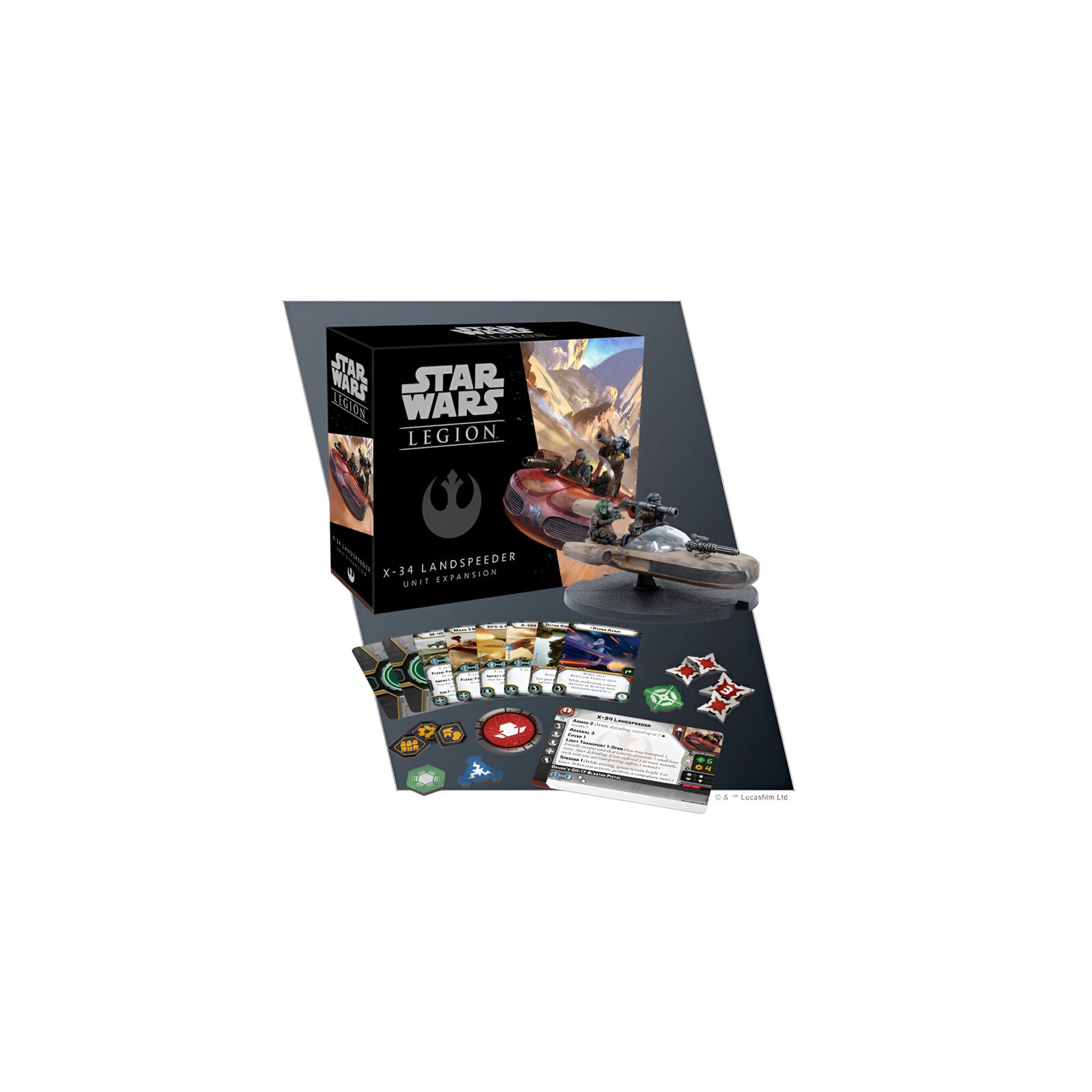 Star Wars: Legion – X-34 Landspeeder Unit Expansion 3