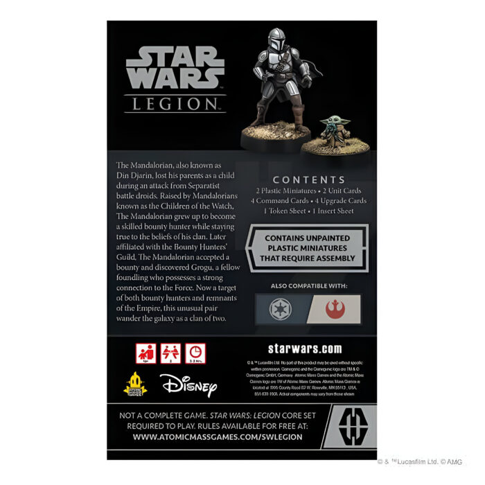 Star Wars Legion: Din Djarin & Grogu Operative Expansion 5