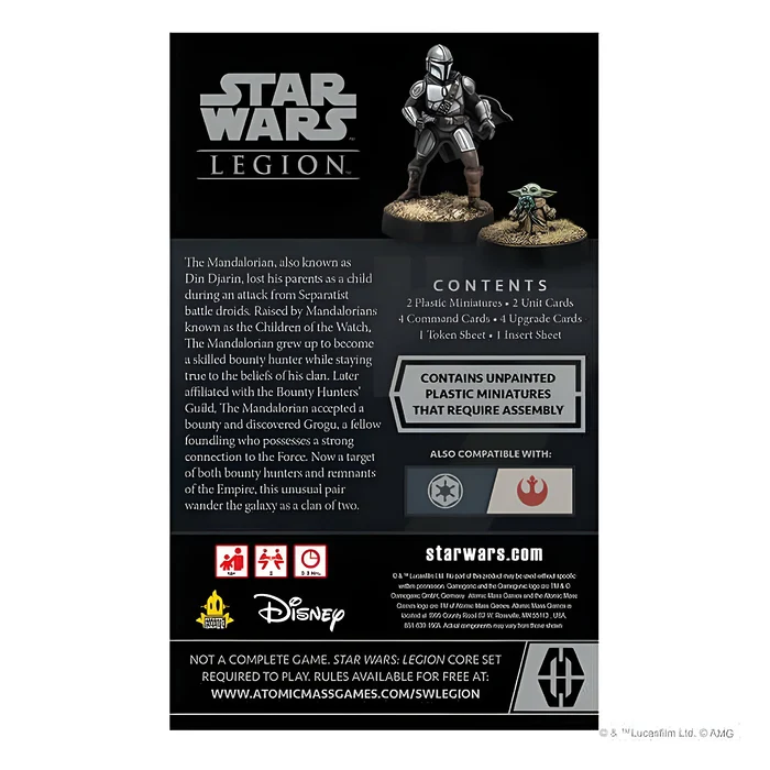 Star Wars Legion: Din Djarin & Grogu Operative Expansion 5