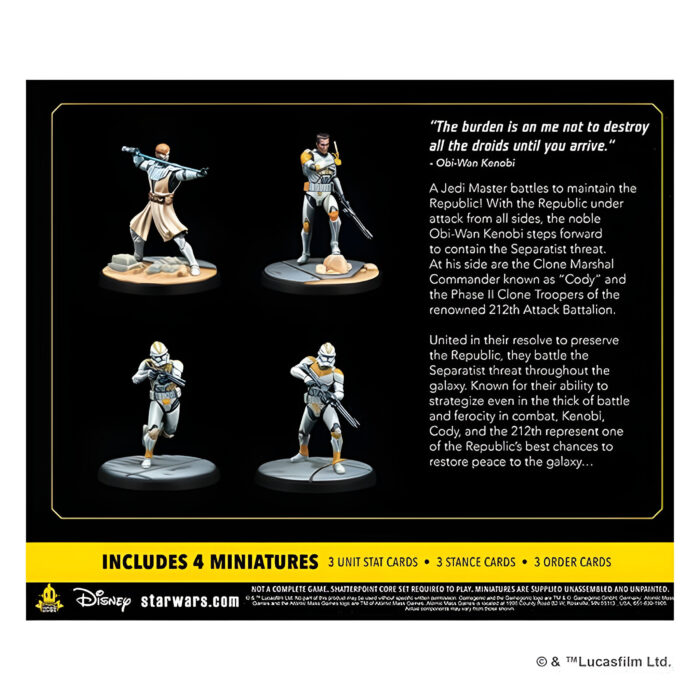 Star Wars Shatterpoint: Hello There (General Kenobi Squad Pack) 4
