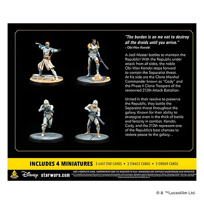 Star Wars Shatterpoint: Hello There (General Kenobi Squad Pack) 4