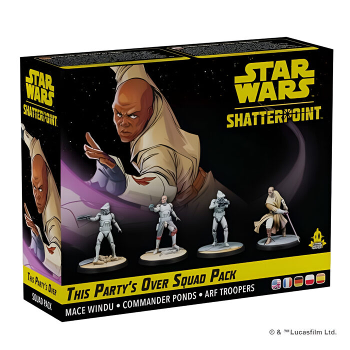 Star Wars Shatterpoint: This Party’s Over (Mace Windu) Squad Pack 3
