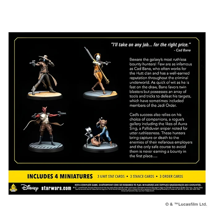Star Wars Shatterpoint: Fistful of Credits (Cad Bane Squad Pack) 4