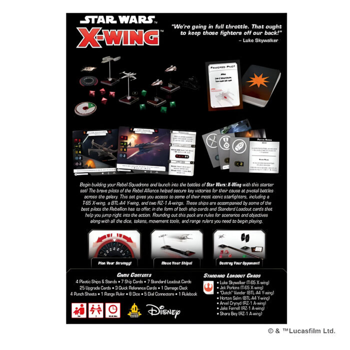 Star Wars X-Wing: Rebel Alliance Squadron Starter Pack 4