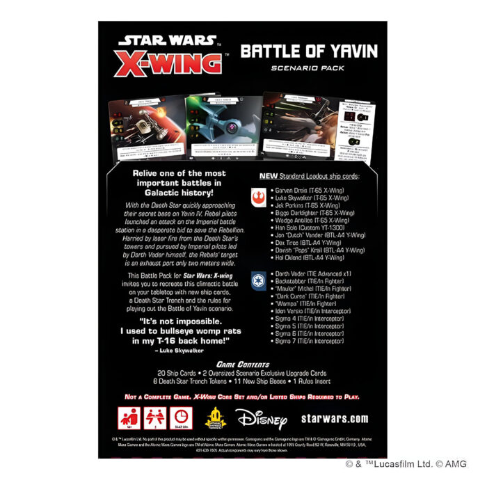 X-Wing Miniatures Game: The Battle of Yavin Scenario Pack 4