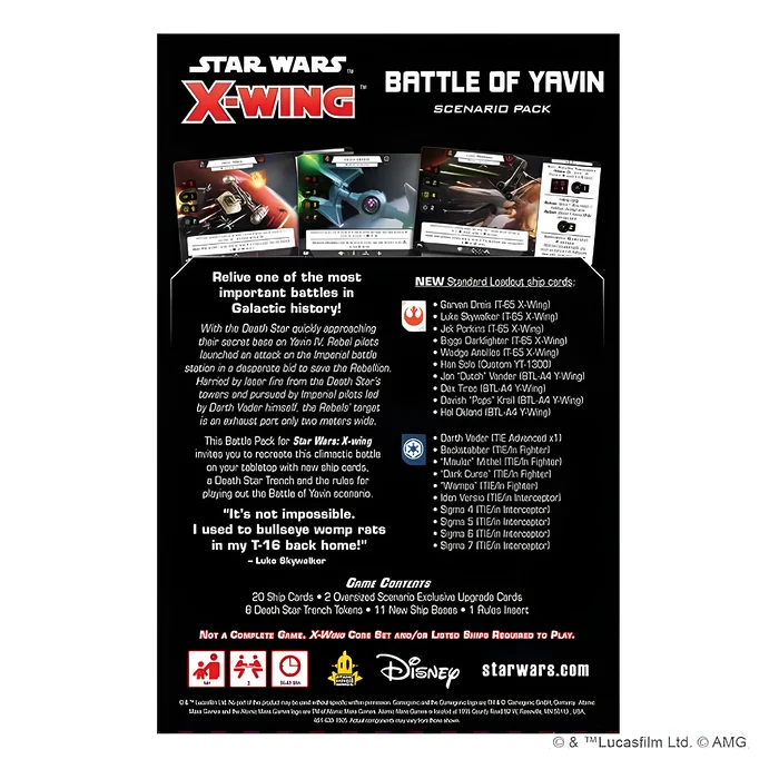 X-Wing Miniatures Game: The Battle of Yavin Scenario Pack 4