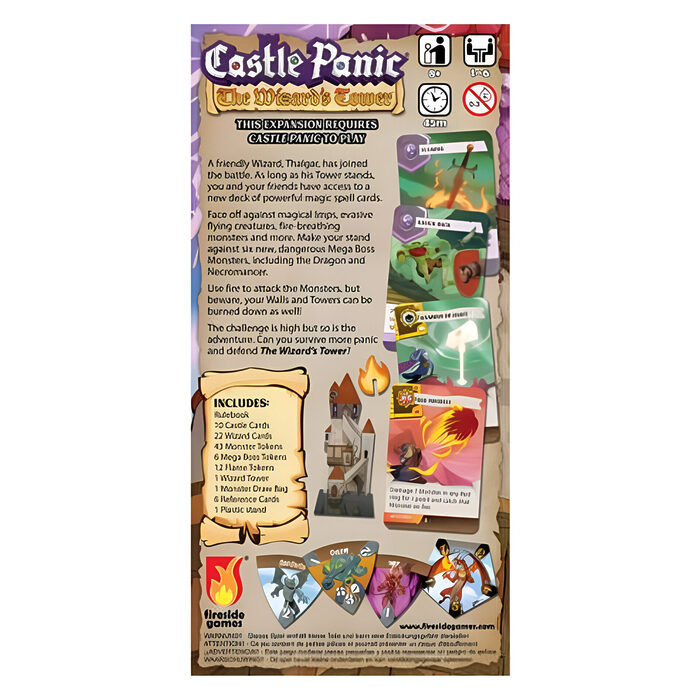 Castle Panic The Wizards Tower 2e Expansion