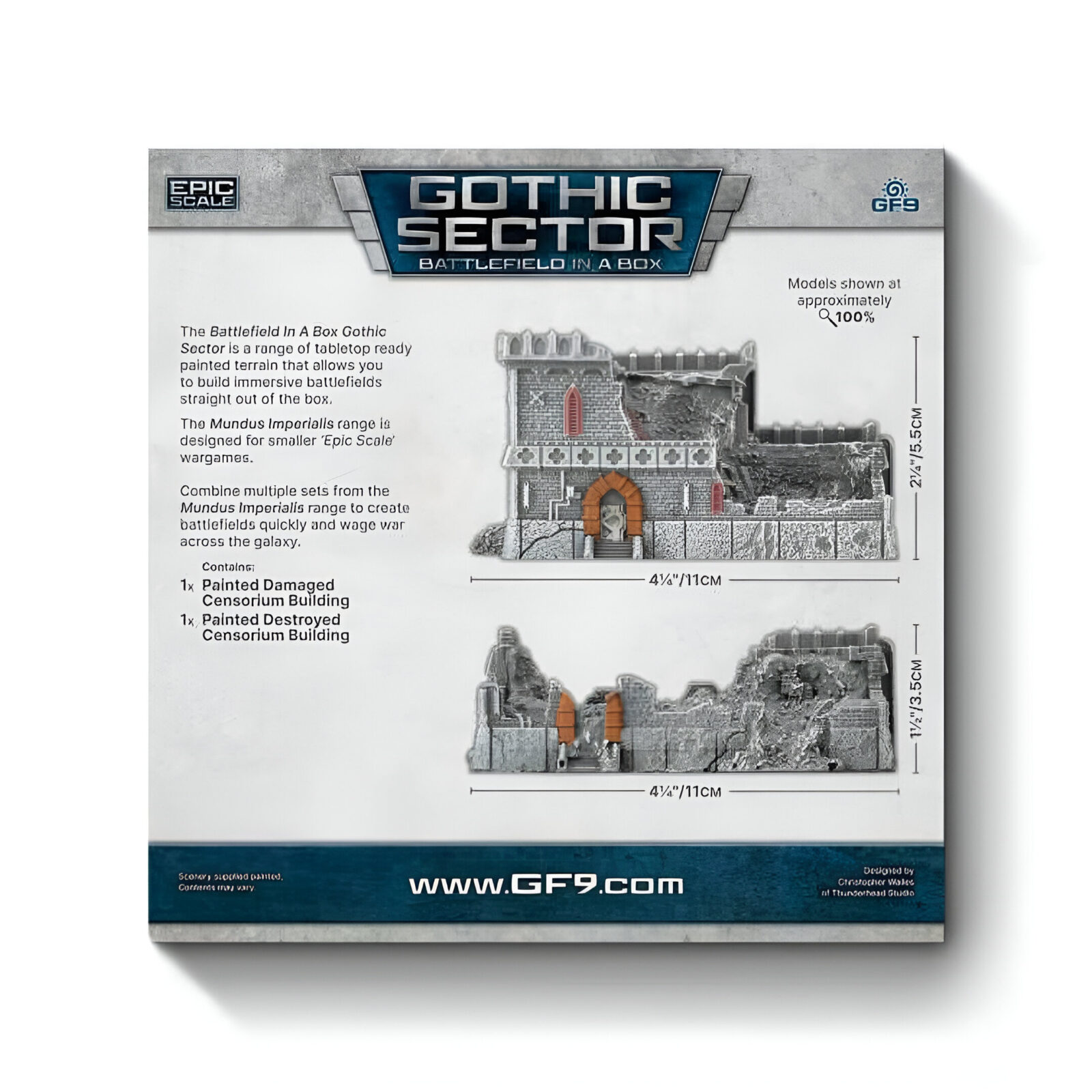 Gothic Sector Mundis Imperialis: Censorium Damaged & Destroyed 3