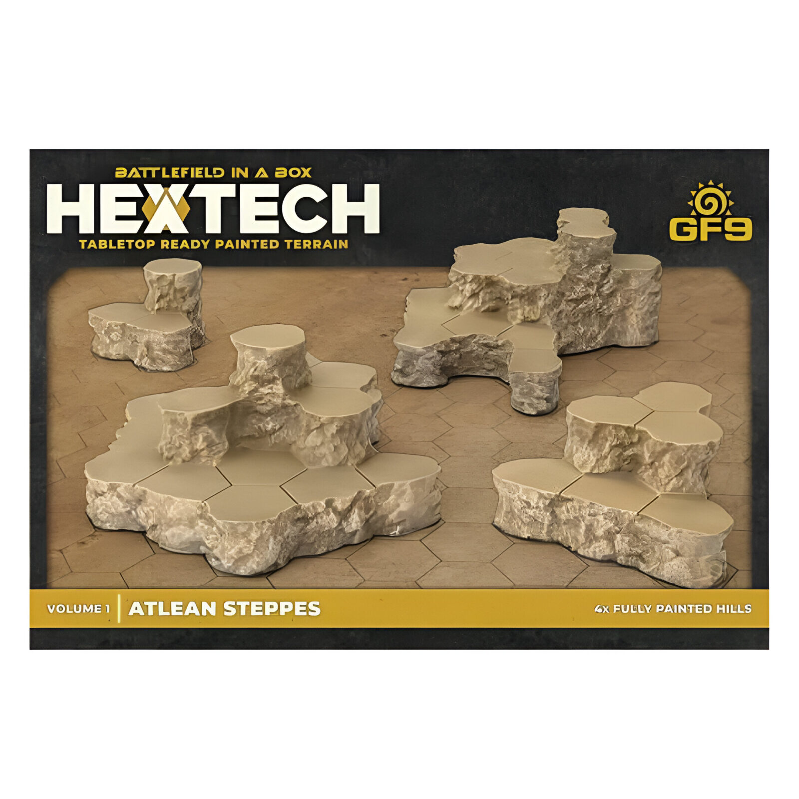 Hextech Tabletop Ready Painted Terrain: Volume 1 – Atlean Steppes