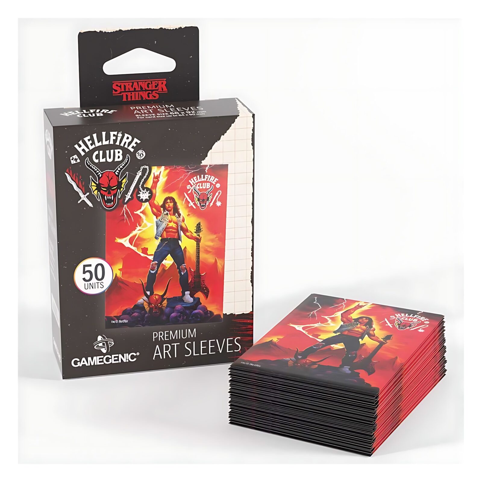 Gamegenic: Stranger Things – Hellfire Club Art Sleeves Eddie Munson