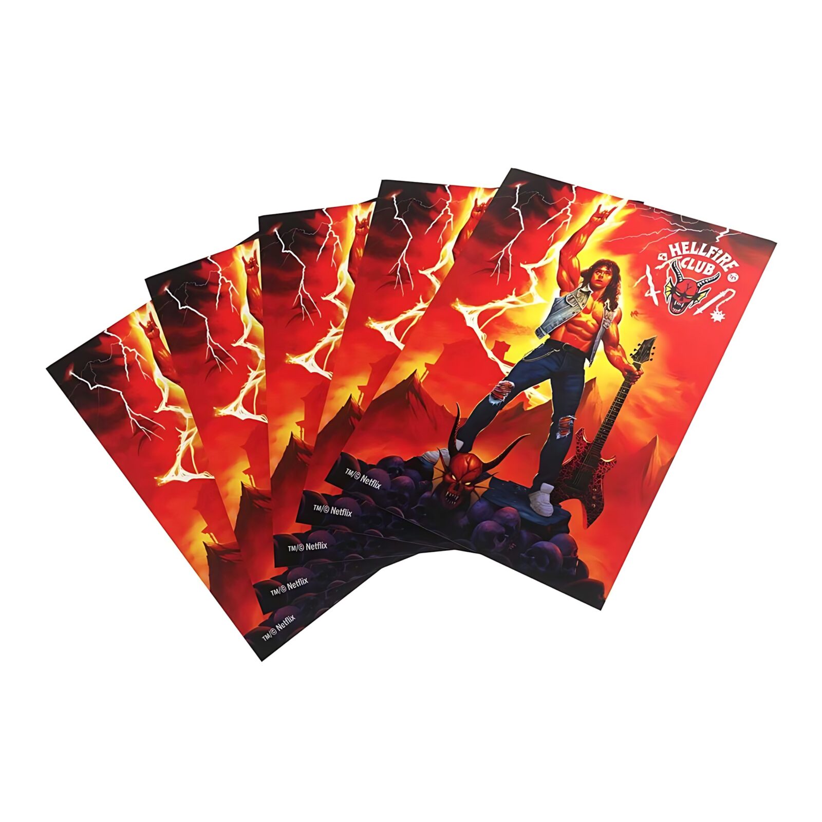 Gamegenic: Stranger Things – Hellfire Club Art Sleeves Eddie Munson 3