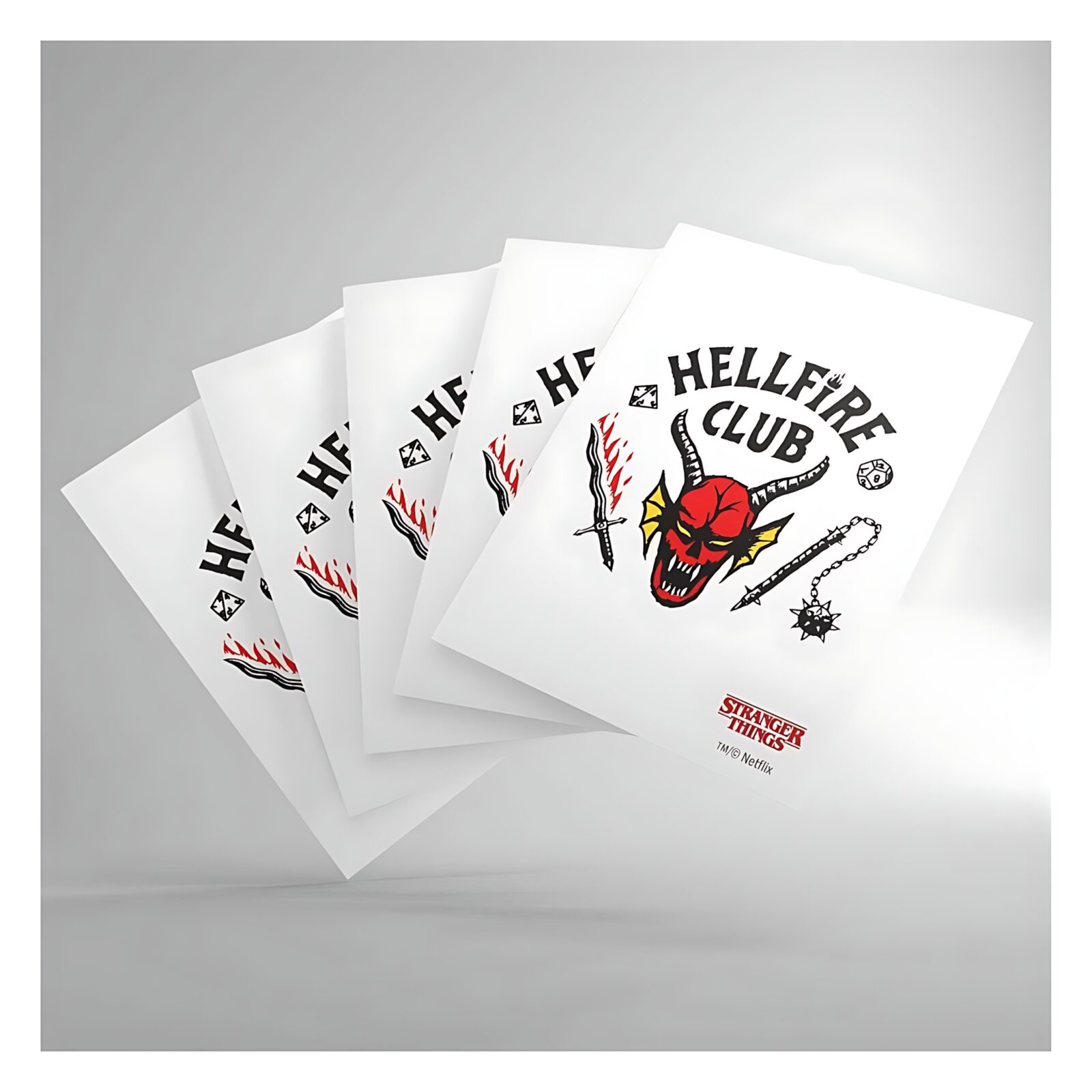 Gamegenic: Stranger Things – Hellfire Club Art Sleeves Hellfire Club 3 Gamegenic: Stranger Things – Hellfire Club Art Sleeves Hellfire Club 3