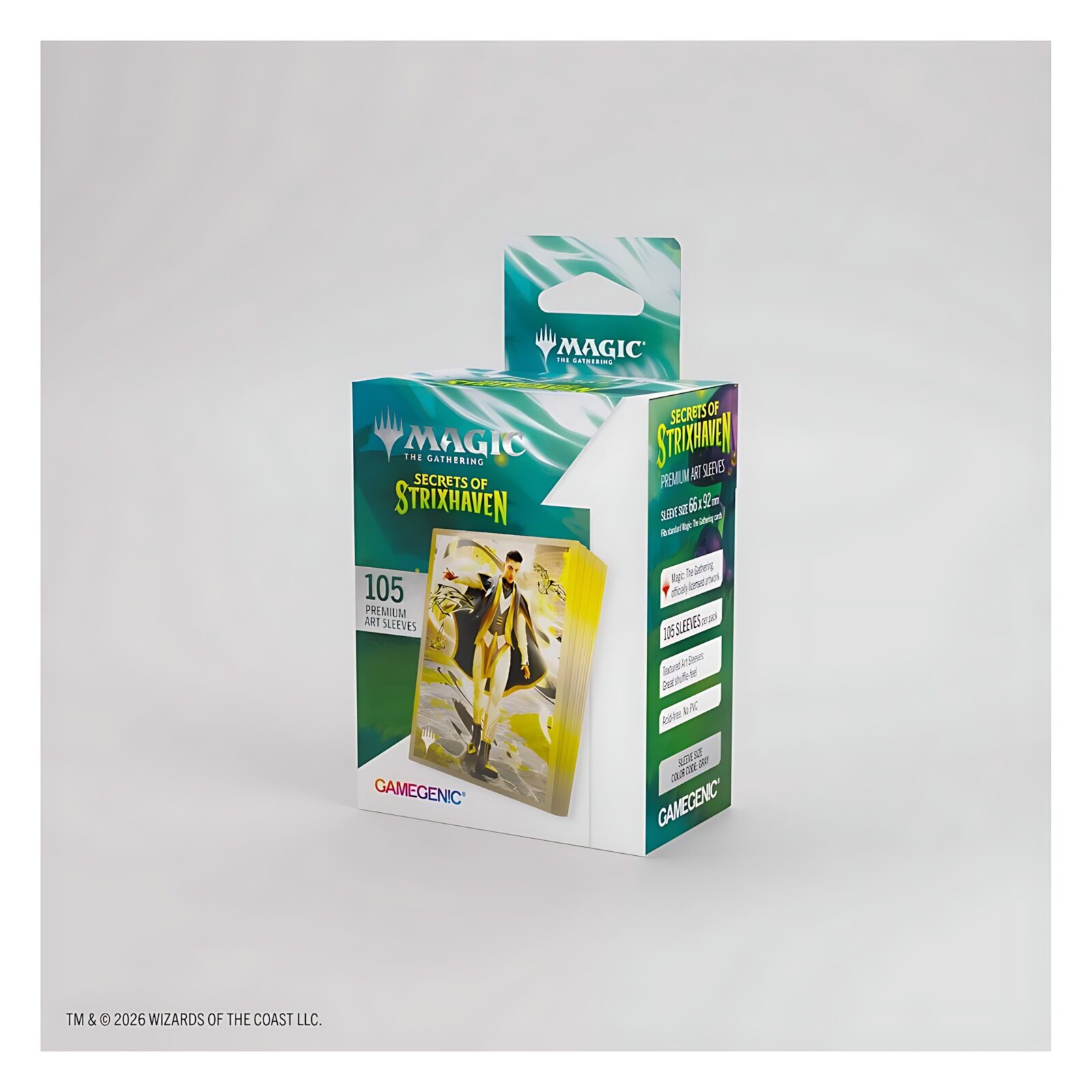 Gamegenic Magic: The Gathering Secrets of Strixhaven Premium Art Sleeves – Commander 1