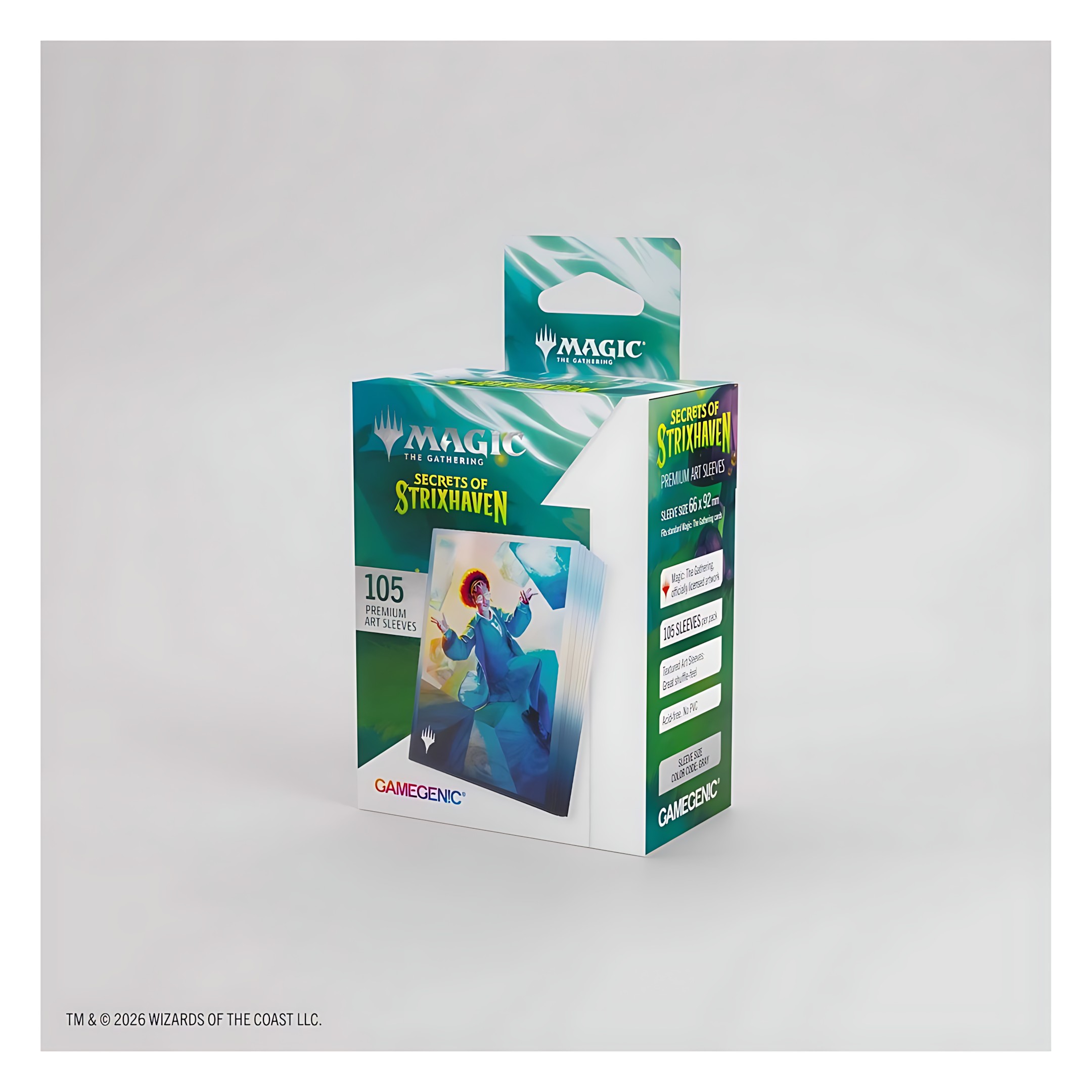 Gamegenic Magic: The Gathering Secrets of Strixhaven Premium Art Sleeves – Commander 4 3 Gamegenic Magic: The Gathering Secrets of Strixhaven Premium Art Sleeves – Commander 4 3