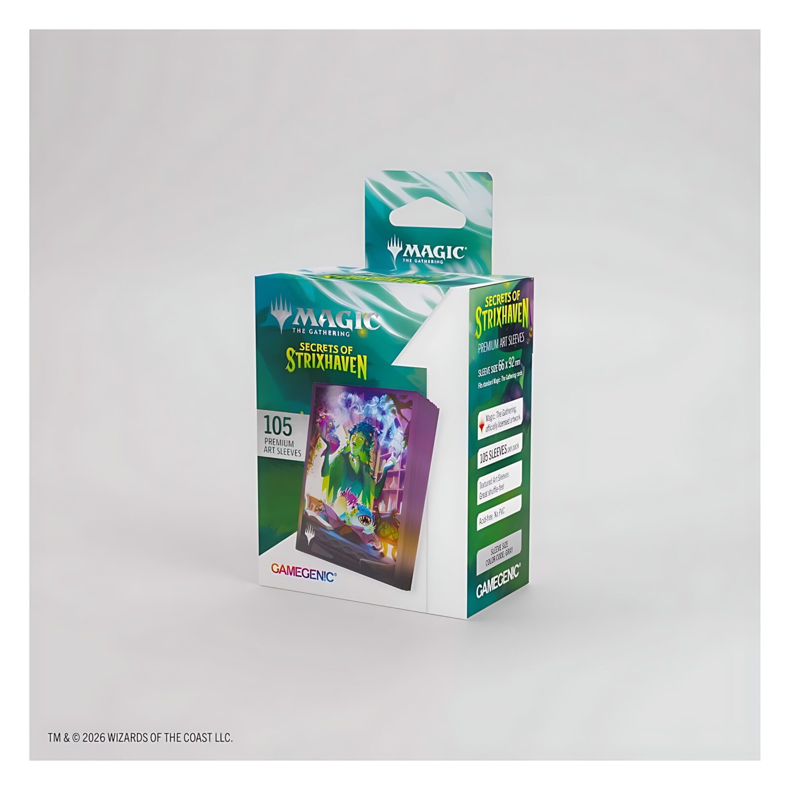 Gamegenic Magic: The Gathering Secrets of Strixhaven Premium Art Sleeves – Commander 5