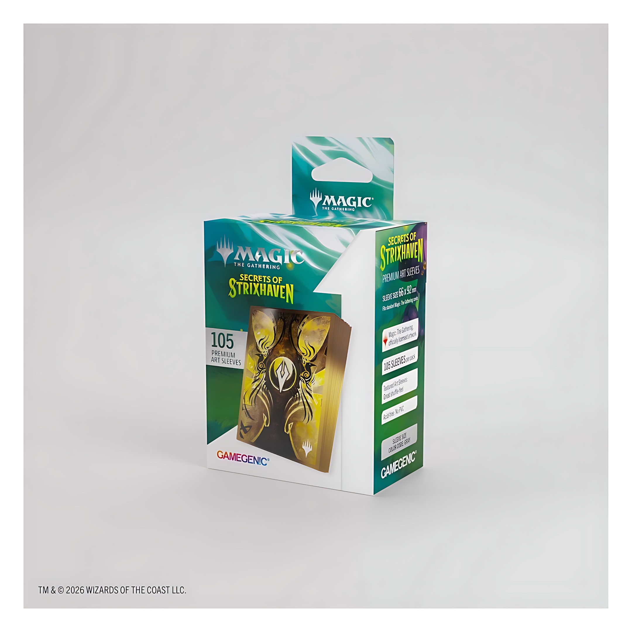 Gamegenic Magic: The Gathering Secrets of Strixhaven Premium Art Sleeves – Faction 1 3 Gamegenic Magic: The Gathering Secrets of Strixhaven Premium Art Sleeves – Faction 1 3