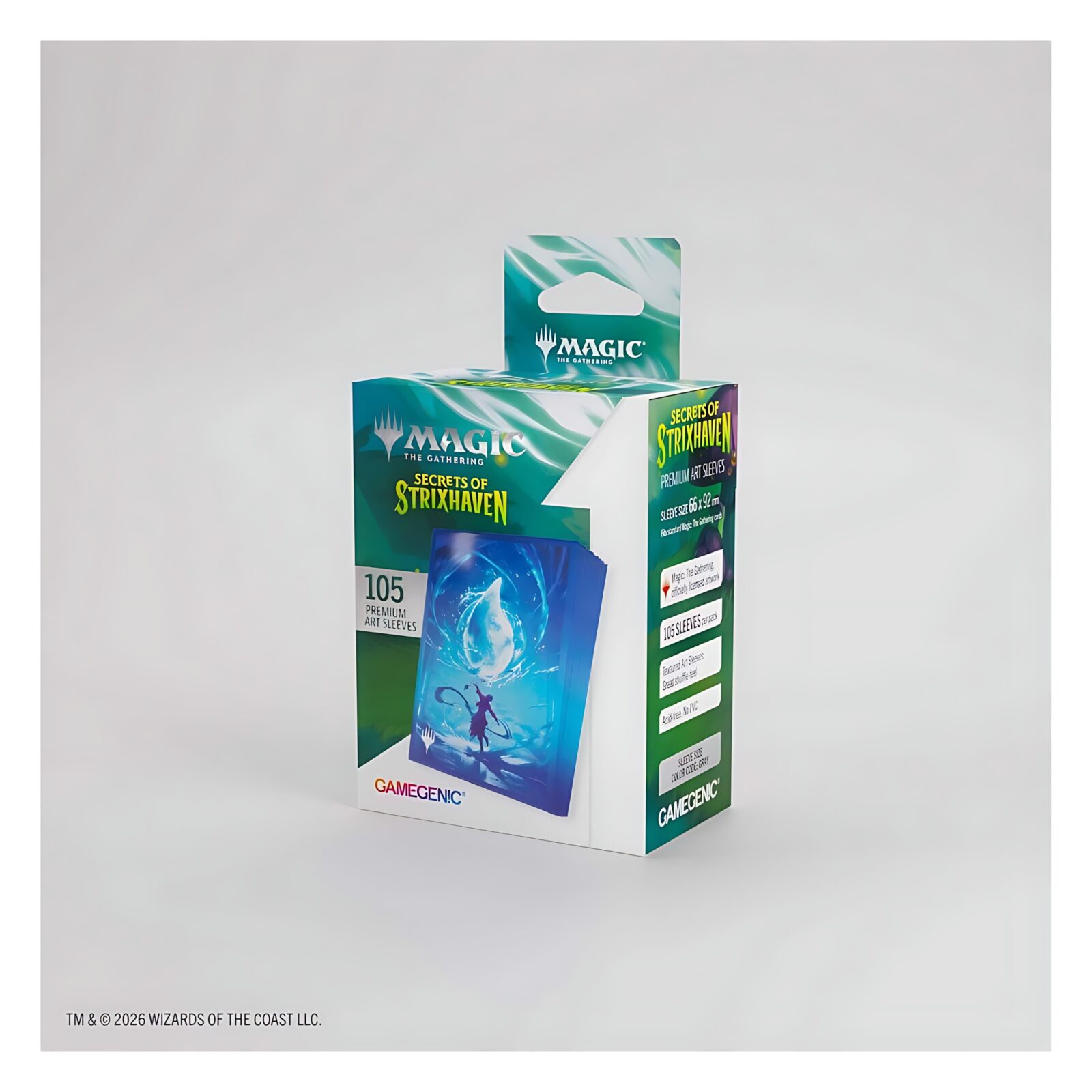 Gamegenic Magic: The Gathering Secrets of Strixhaven Premium Art Sleeves – Mana 2 Gamegenic Magic: The Gathering Secrets of Strixhaven Premium Art Sleeves – Mana 2