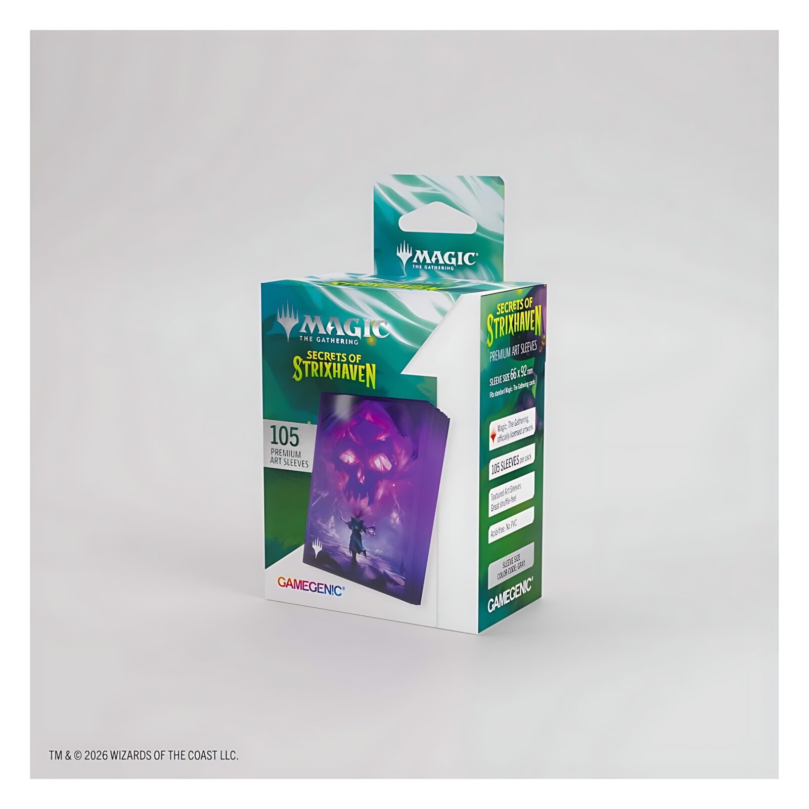 Gamegenic Magic: The Gathering Secrets of Strixhaven Premium Art Sleeves – Mana 3 Gamegenic Magic: The Gathering Secrets of Strixhaven Premium Art Sleeves – Mana 3
