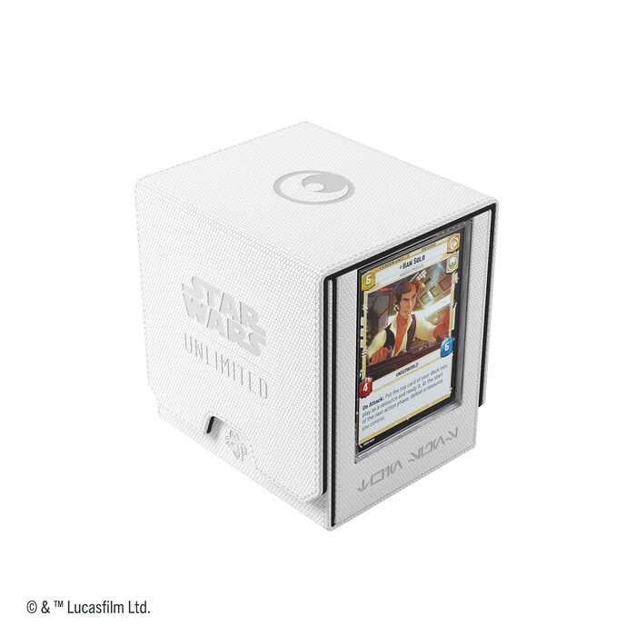 Gamegenic Star Wars: Unlimited Twin Suns Deck Pod – White/Black