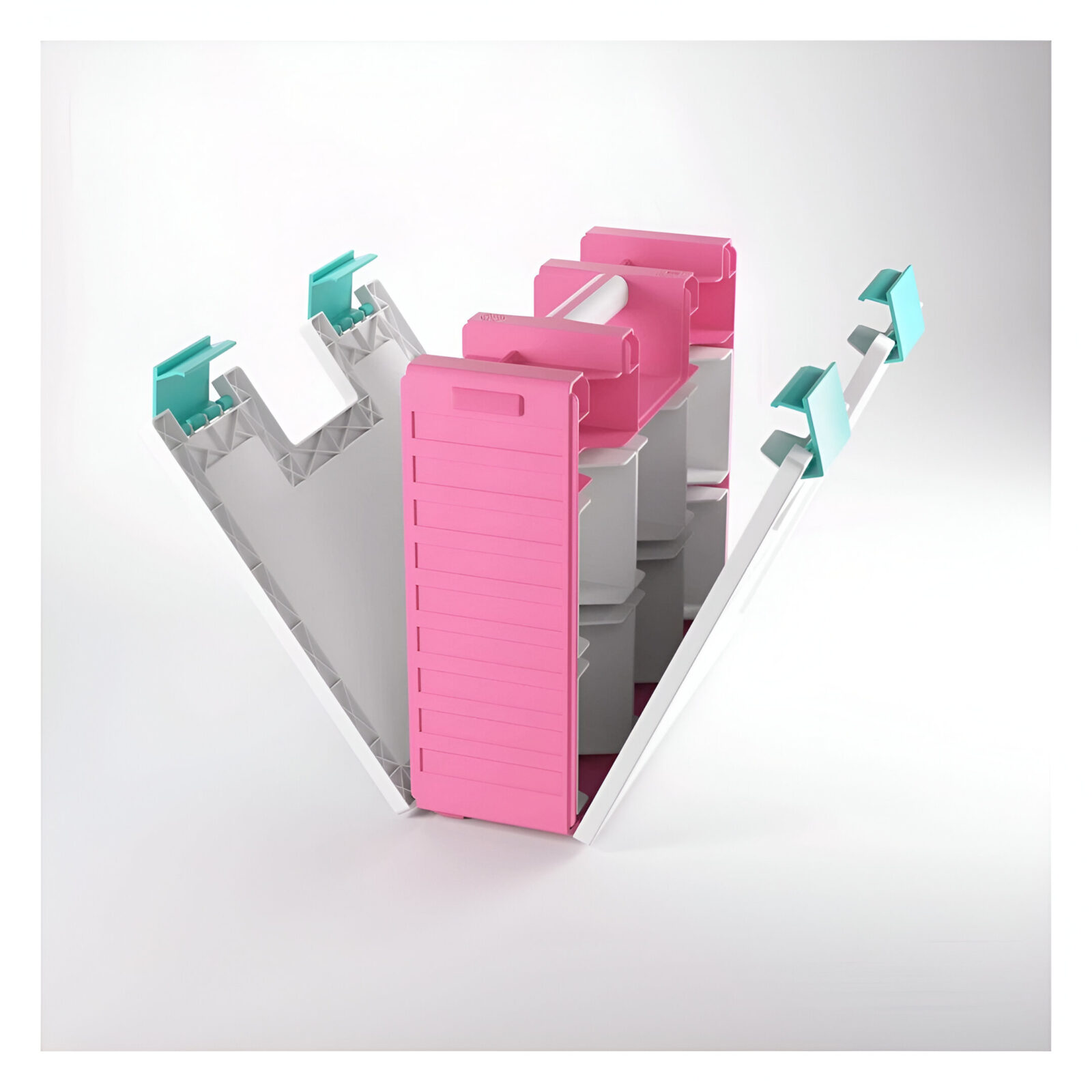 Gamegenic Game Castle Pink/White/Teal 3