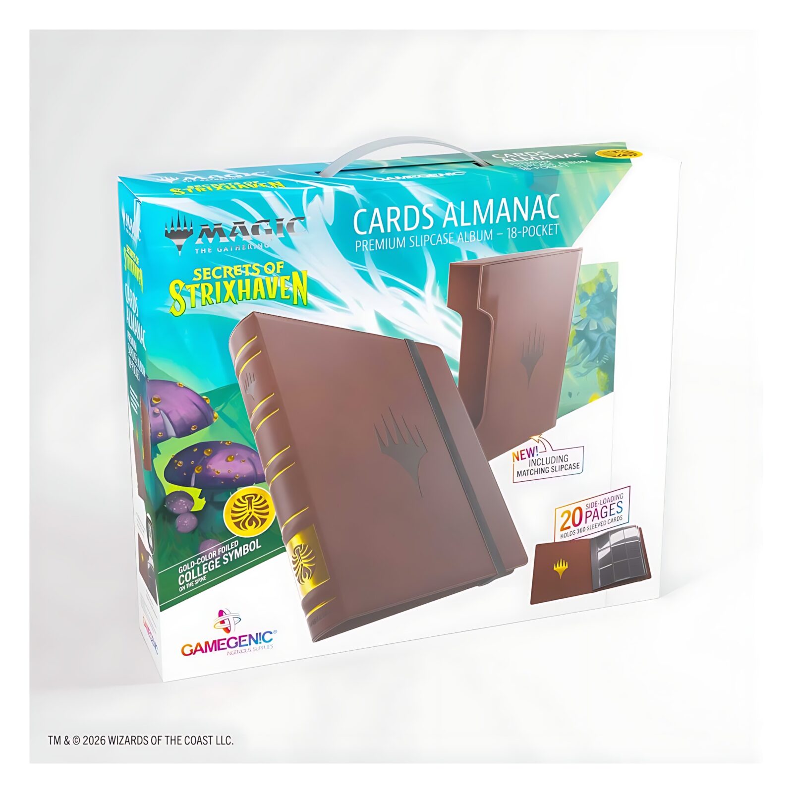 Gamegenic Magic: The Gathering Secrets of Strixhaven Cards Almanac 18-Pocket – Faction Logo 5